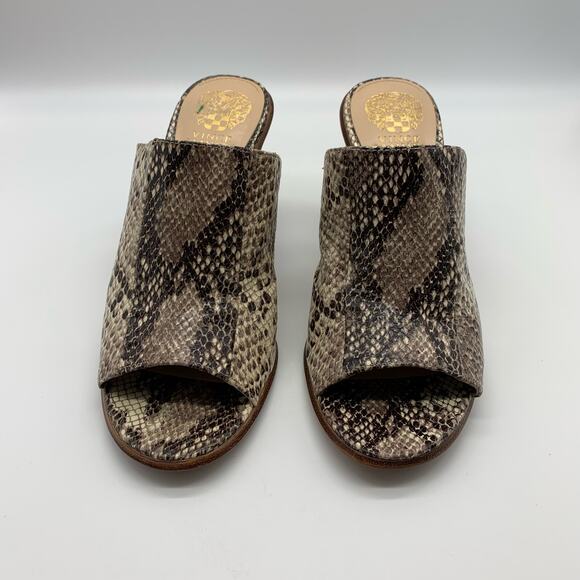 Vince Camuto Shoes - Vince Camuto Womens Dormina Slip On Sandal Open Toe Shoes Mule Slide Sz 9.5 M